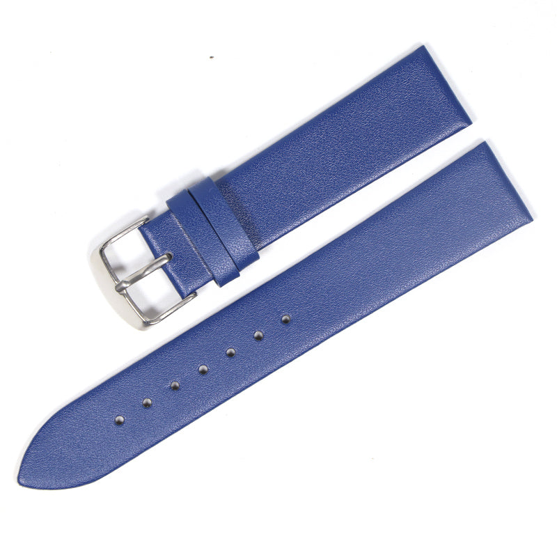 Correa de reloj de piel plana ultrafina