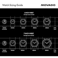 Thumbnail for Reloj Movado Museum Classic para hombre - Movimiento de cronógrafo de cuarzo suizo, correa de piel de becerro - Resistencia al agua de 3 ATM - Reloj clásico de lujo y moda para él - 42 mm