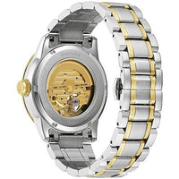 Thumbnail for Bulova Men's Classic Sutton 4-Hand Automatic Watch, 24-Hour Sub Dial, Open Aperture, Self-Winding, Exhibition Caseback, Double Curved Mineral Crystal, Luminous Hands, 42mm