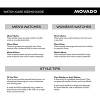 Thumbnail for Movado Bold TR90 Ultra Modern Watch for Men and Women - Swiss Quartz 3H Movement, Leather Strap - Water Resistant 3ATM/30 Meters - Sporty Style Wristwatch for Everyone - 42mm