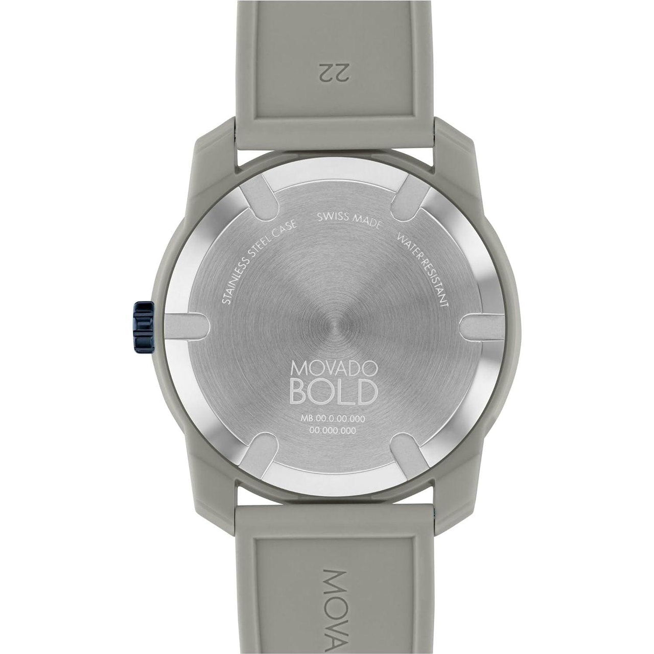 Movado Bold TR90 Men's Sport Watch - Swiss Quartz Movement, Silicone Strap - 3 ATM Water Resistance - Luxury Fashion Timepiece for Him - 42mm