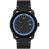 Thumbnail for Movado Bold TR90 Ultra Modern Watch for Men and Women - Swiss Quartz 3H Movement, Leather Strap - Water Resistant 3ATM/30 Meters - Sporty Style Wristwatch for Everyone - 42mm