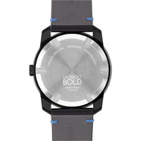 Thumbnail for Movado Bold TR90 Ultra Modern Watch for Men and Women - Swiss Quartz 3H Movement, Leather Strap - Water Resistant 3ATM/30 Meters - Sporty Style Wristwatch for Everyone - 42mm