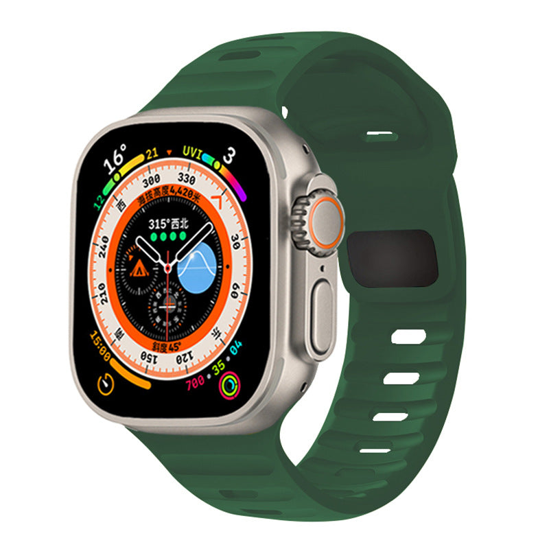 Bracelet en silicone Ocean pour Apple Watch