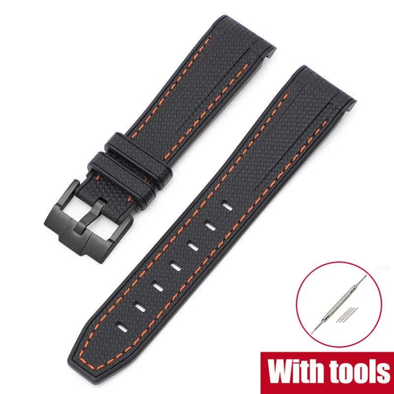 Textured Silicone Strap for Swatch X Omega Moonswatch
