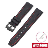 Thumbnail for Textured Silicone Strap for Swatch X Omega Moonswatch