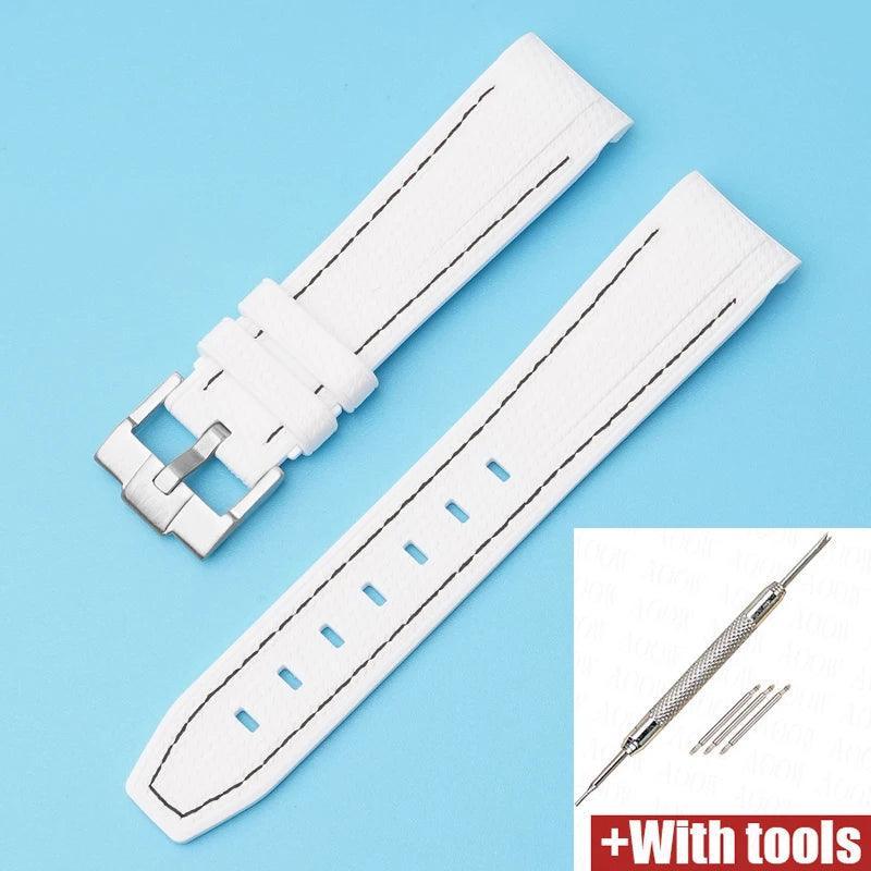 Textured Silicone Strap for Swatch X Omega Moonswatch