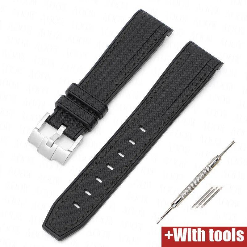 Textured Silicone Strap for Swatch X Omega Moonswatch