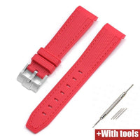 Thumbnail for Textured Silicone Strap for Swatch X Omega Moonswatch