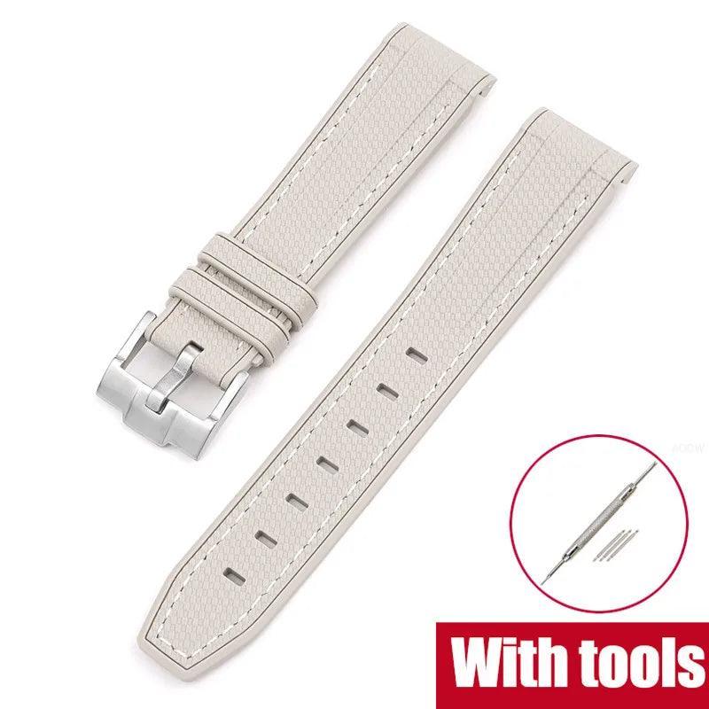 Textured Silicone Strap for Swatch X Omega Moonswatch