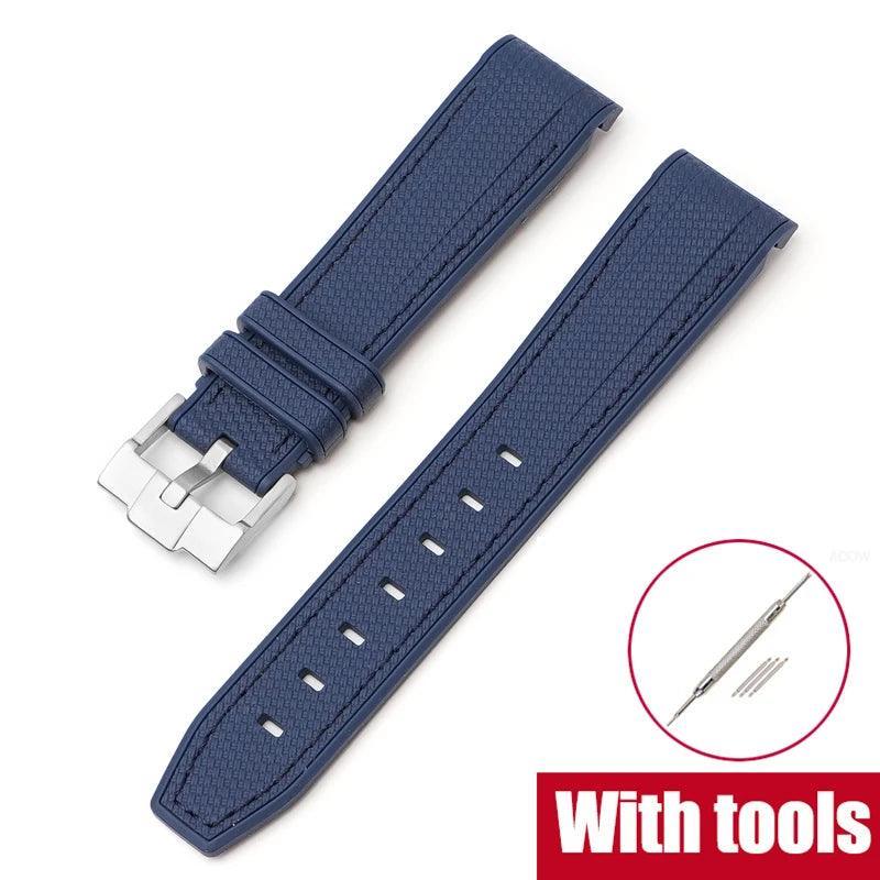Textured Silicone Strap for Swatch X Omega Moonswatch