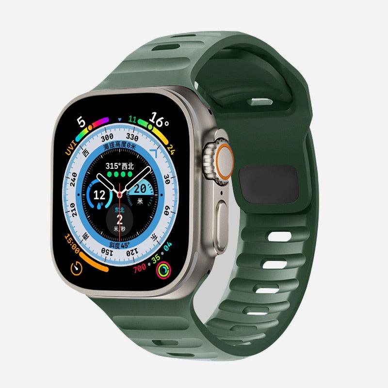 Ocean Silicone Strap For Apple Watch Band - watchband.direct
