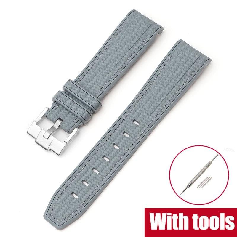 Textured Silicone Strap for Swatch X Omega Moonswatch