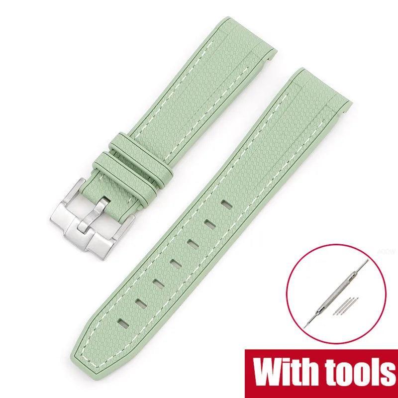 Textured Silicone Strap for Swatch X Omega Moonswatch