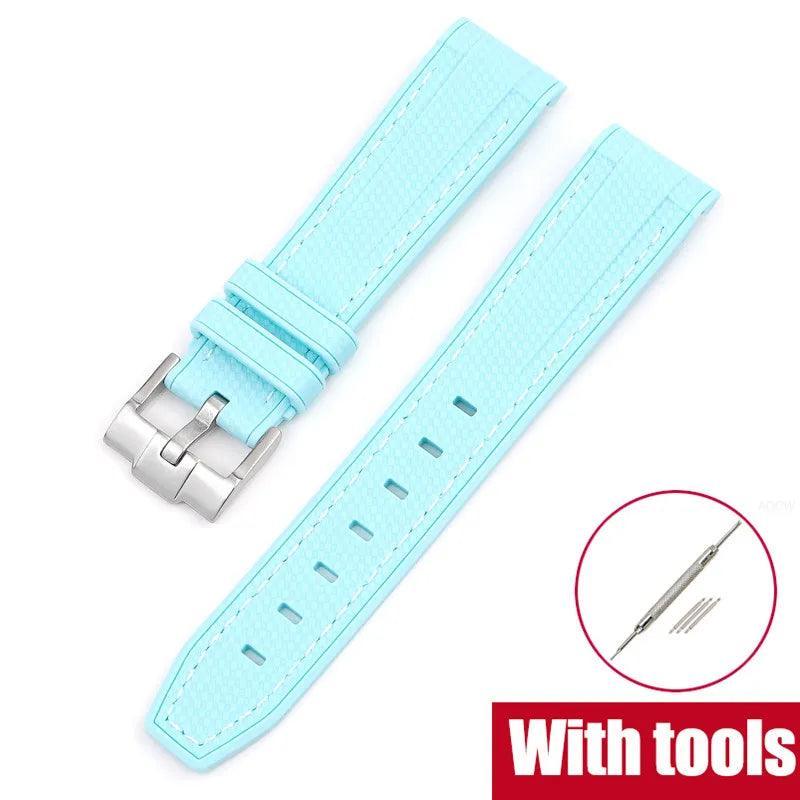 Textured Silicone Strap for Swatch X Omega Moonswatch