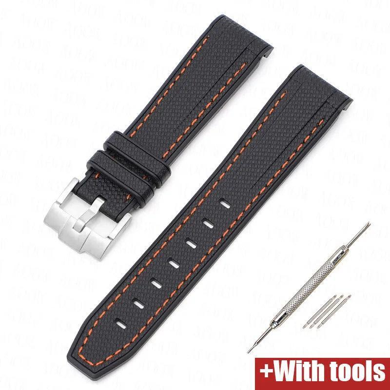 Textured Silicone Strap for Swatch X Omega Moonswatch