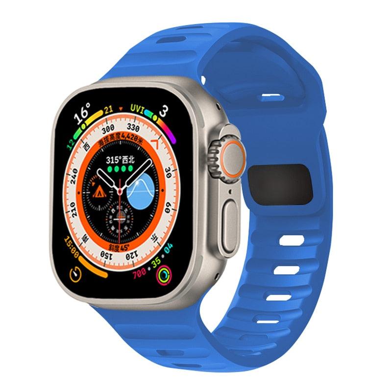 Ocean Silicone Strap For Apple Watch Band - watchband.direct