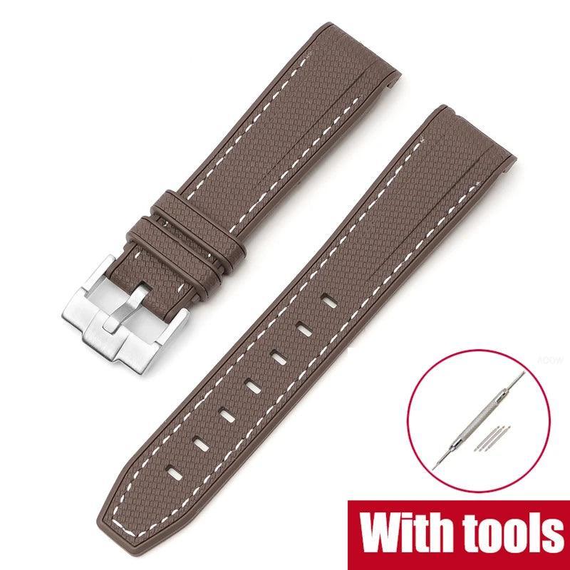 Textured Silicone Strap for Swatch X Omega Moonswatch