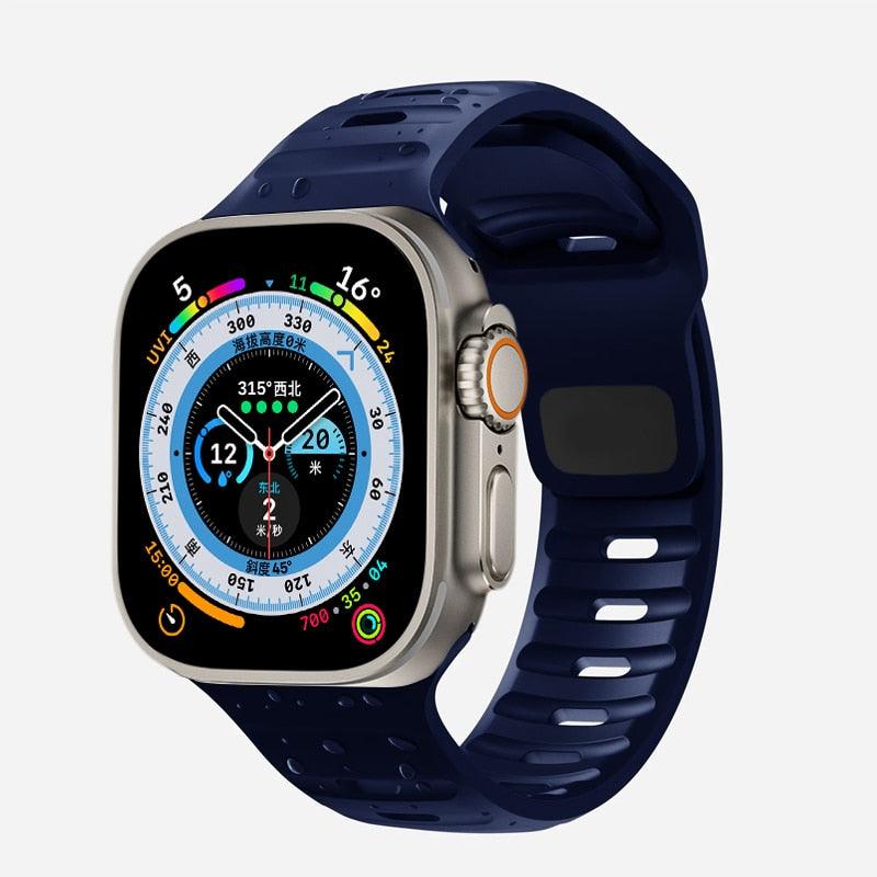 Ocean Silicone Strap For Apple Watch Band - watchband.direct