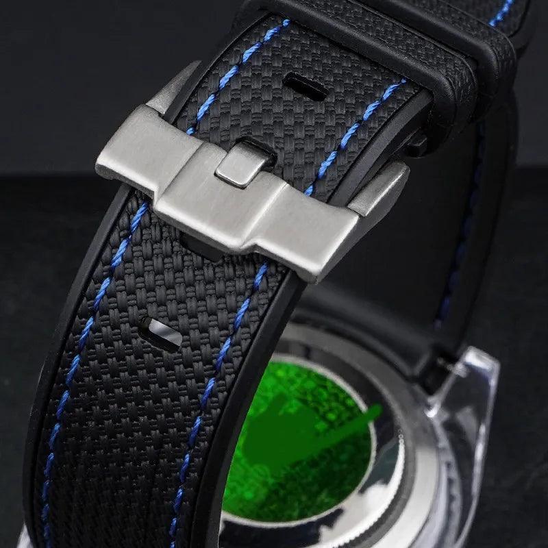 Textured Silicone Strap for Swatch X Omega Moonswatch