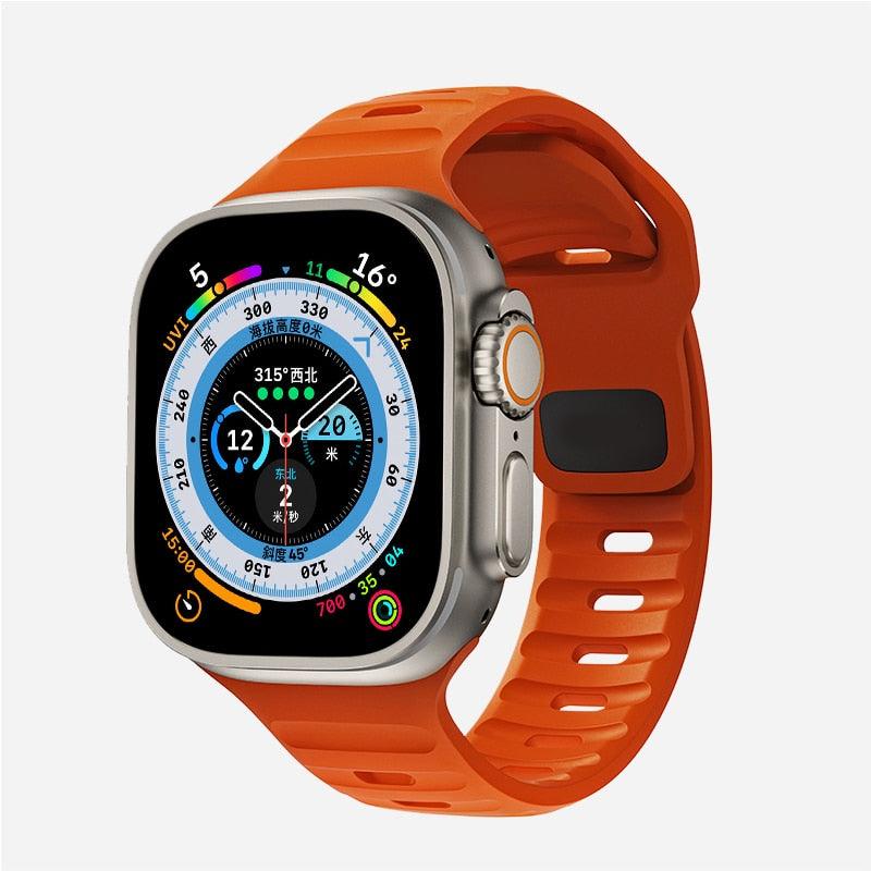 Ocean Silicone Strap For Apple Watch Band - watchband.direct