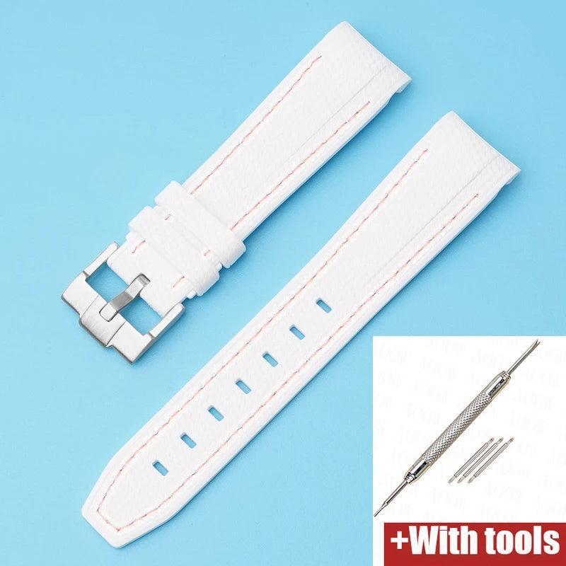 Textured Silicone Strap for Swatch X Omega Moonswatch