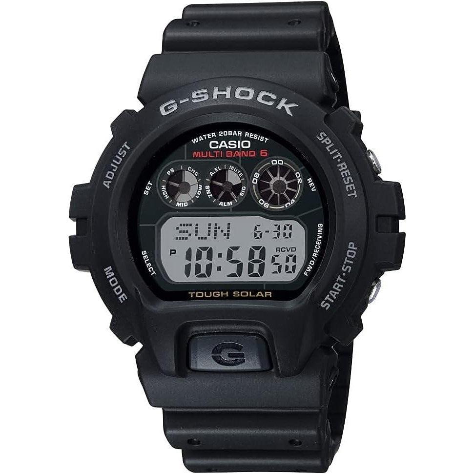 Shop Casio G-Shock GW6900-1: Tough Solar Black Resin Watch