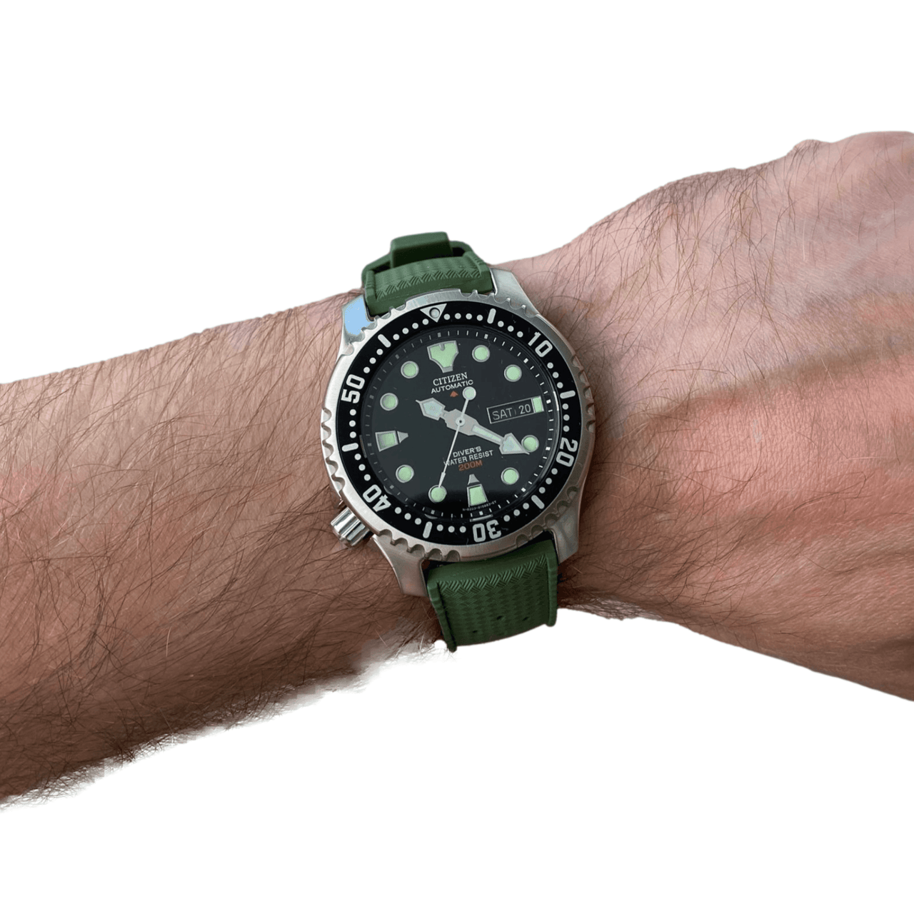 Premium-Grade Tropic Rubber Watch Strap with Quick-Release - watchband.direct