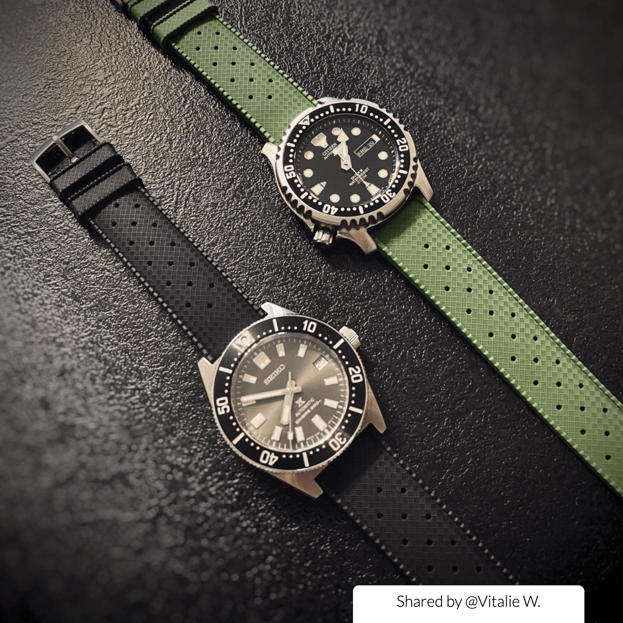 Premium-Grade Tropic Rubber Watch Strap with Quick-Release - watchband.direct