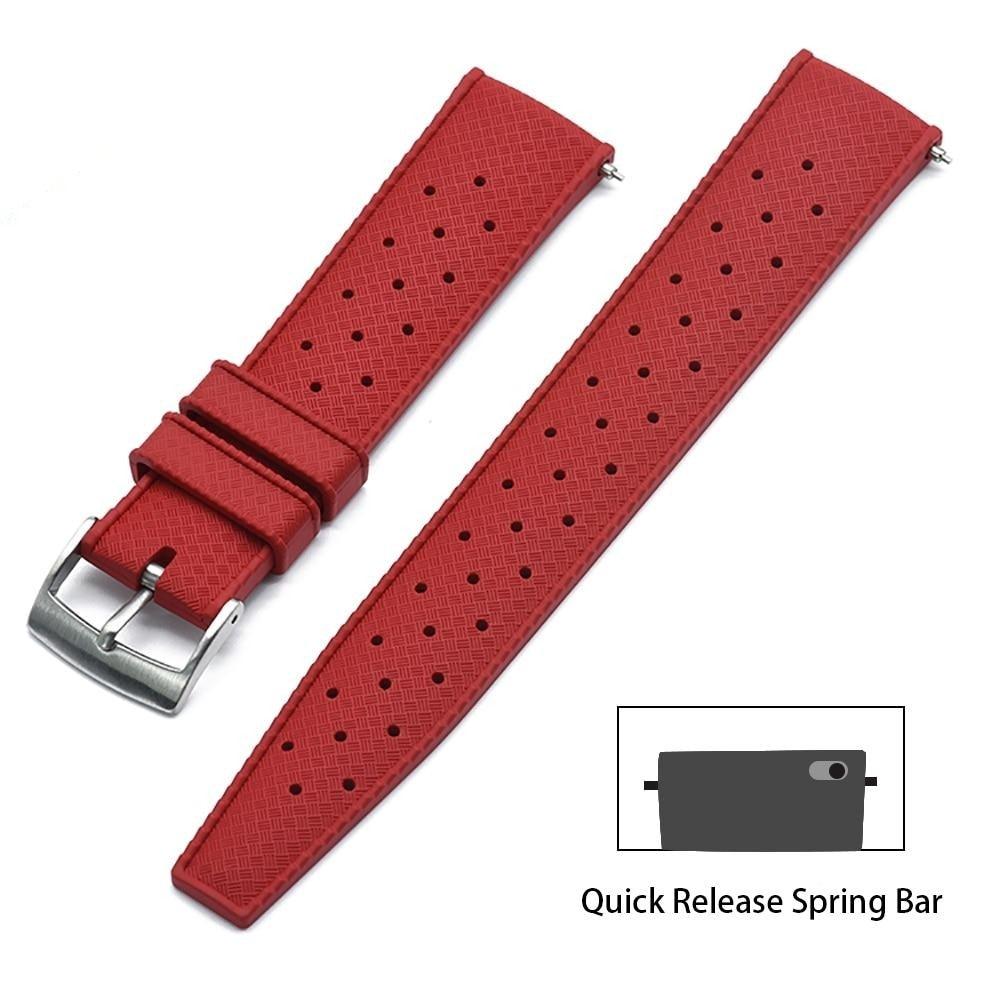 Premium-Grade Tropic Rubber Watch Strap with Quick-Release - watchband.direct