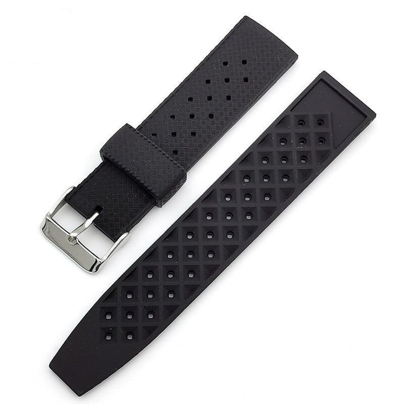 Soft Tropical Rubber Sport Strap - watchband.direct