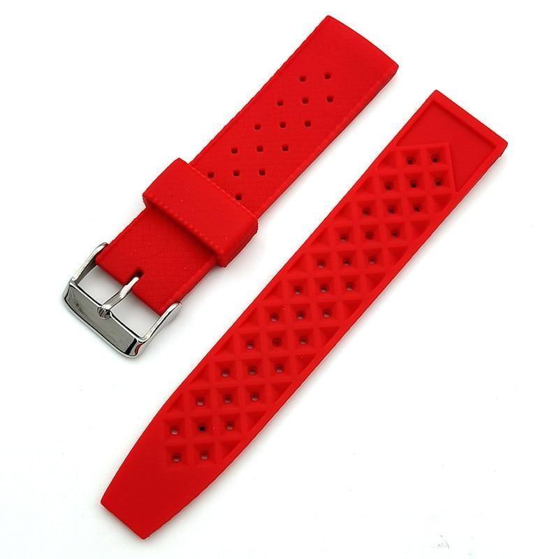 Soft Tropical Rubber Sport Strap - watchband.direct