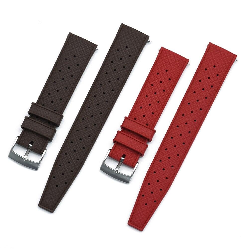 Premium-Grade Tropic Rubber Watch Strap with Quick-Release - watchband.direct