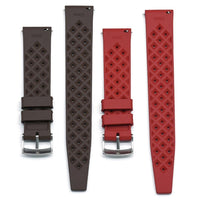 Thumbnail for Premium-Grade Tropic Rubber Watch Strap with Quick-Release - watchband.direct