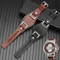 Thumbnail for Genuine Leather Cuff Bund Strap - watchband.direct