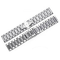 Thumbnail for Curved Stainless Steel Watchband with Butterfly Buckle - watchband.direct