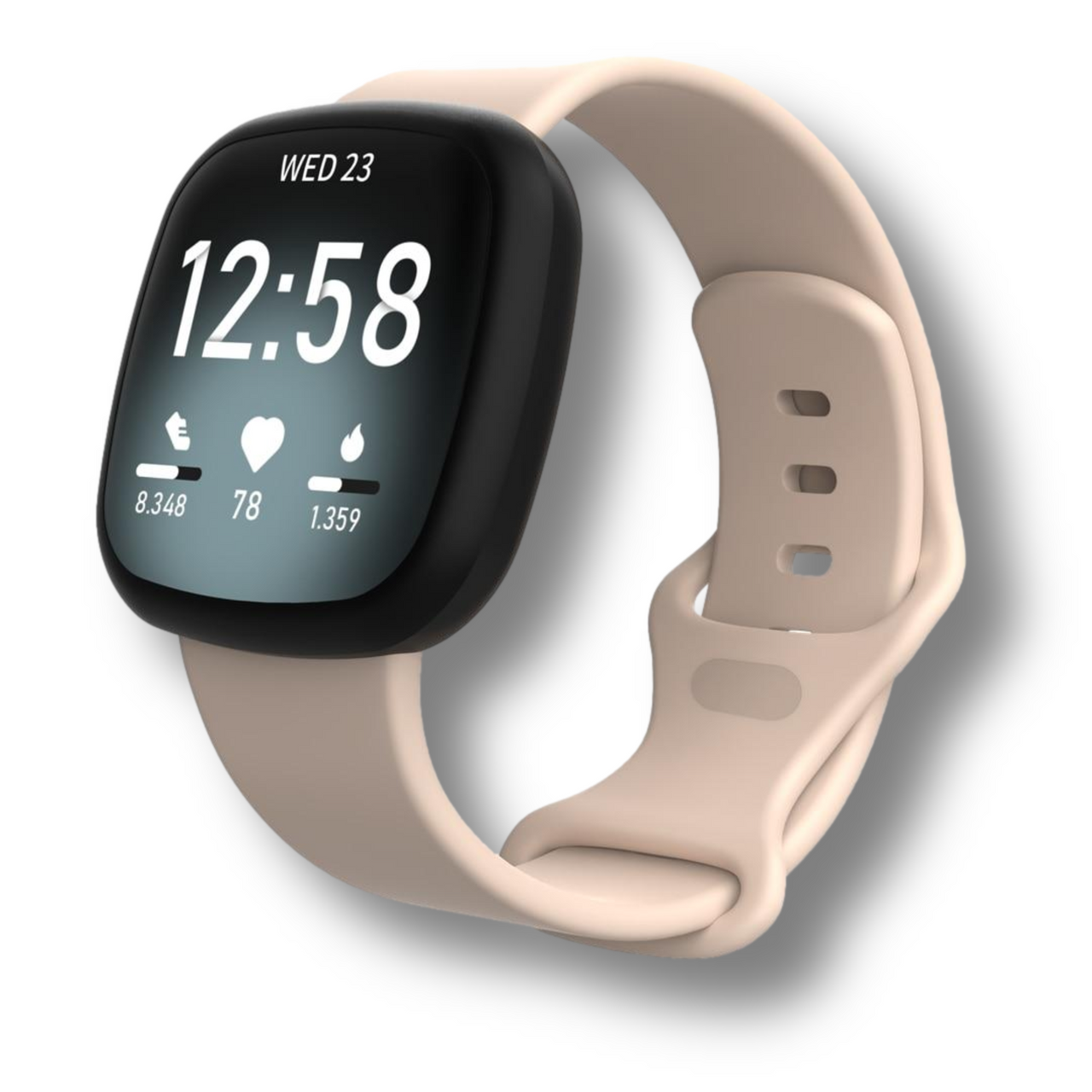 Soft Silicone Strap for Fitbit Versa 3 - watchband.direct