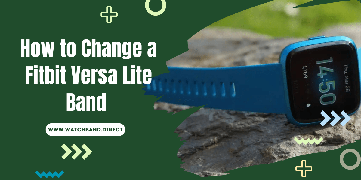 How to Change a Fitbit Versa Lite Band - watchband.direct