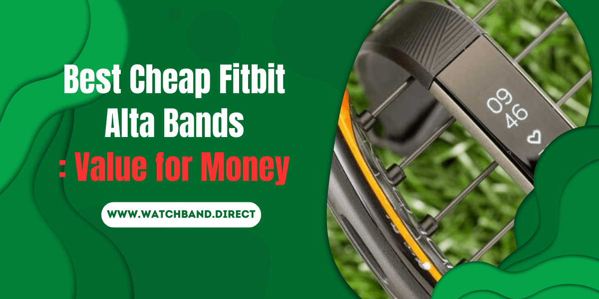 Best Cheap Fitbit Alta Bands: Value for Money - watchband.direct