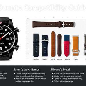 Guide de compatibilité des bracelets de montre Suunto : trouvez celui qui vous convient