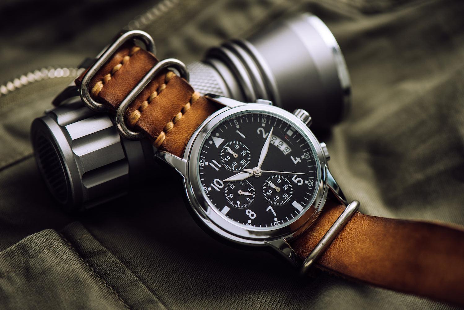 History of Pilot and Aviator Watches - watchband.direct