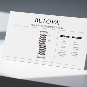 Guide de compatibilité des bracelets de montre Bulova : trouvez celui qui vous convient 