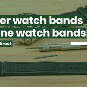 Bracelet de montre en caoutchouc ou en silicone : une comparaison