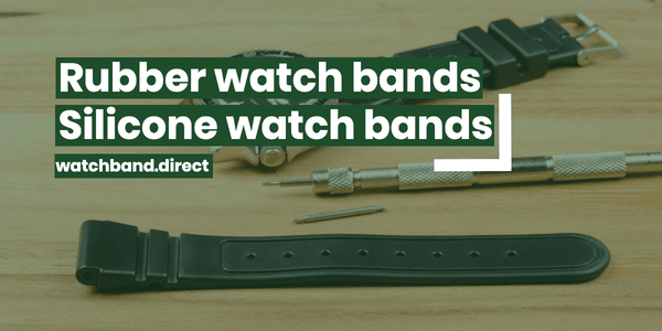 Rubber watch bands or Silicone watch bands - watchband.direct