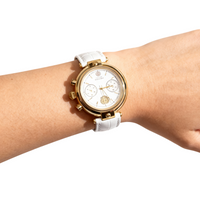 Thumbnail for Notched Cowhide Leather Watchband for Rossini Watches