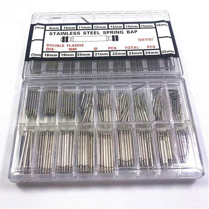 360pcs Stainless Steel Metal Watch Spring Bar Set - watchband.direct