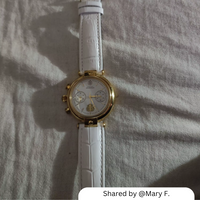 Thumbnail for Notched Cowhide Leather Watchband for Rossini Watches