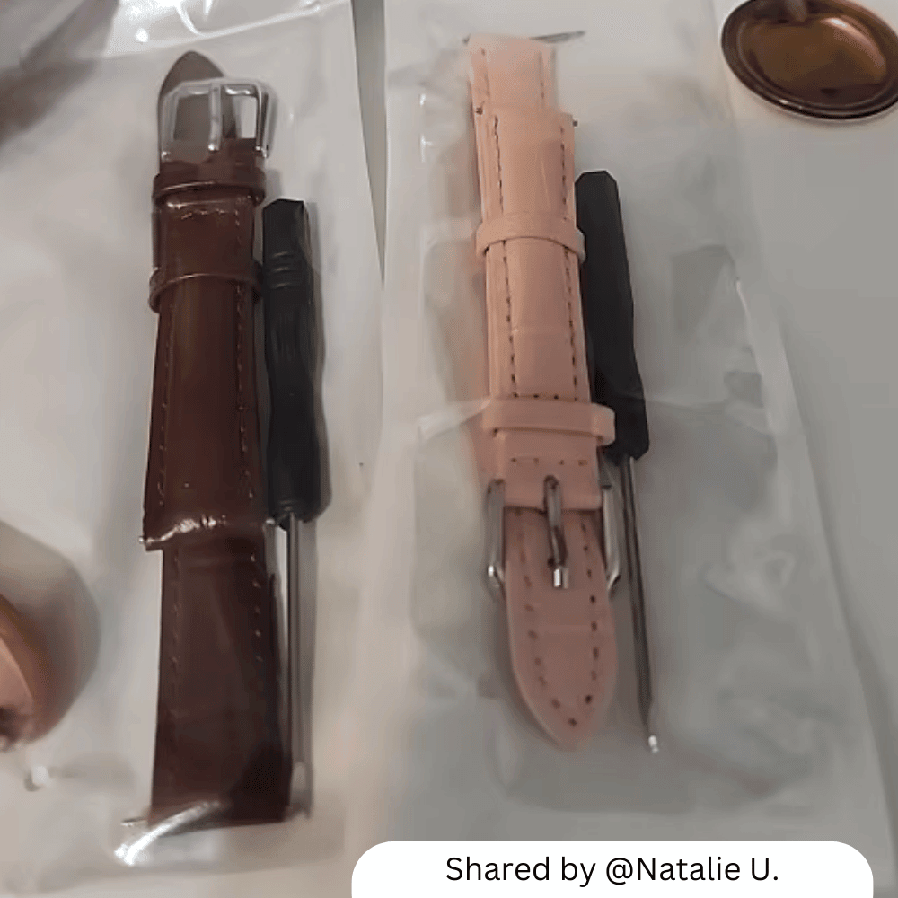 Classic Womens Leather Aligator Strap