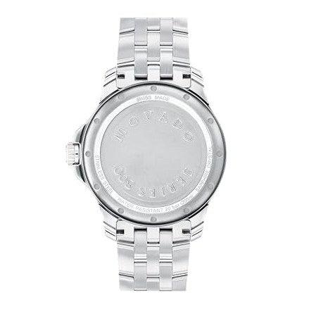 Montre de sport pour homme Movado série 800 - Mouvement à quartz suisse 3H, bracelet à maillons en acier inoxydable - Étanchéité 20 ATM - Montre de luxe tendance pour lui - Inspirée des plongeurs - 42 mm