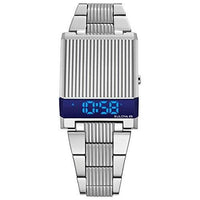 Thumbnail for Bulova Mens Archive Series LED Computron Stainless Steel Watch